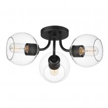 Maxim 21634CLBK - Knox-Semi-Flush Mount