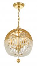  DUV-623-GA - Duval 3 Light Antique Gold Pendant