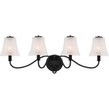  MCK8631MBK - McKinney 4-Light Matte Black Bath Light