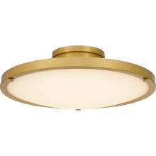 Quoizel QSF6784BRG - Donne Brushed Gold Semi-Flush Mount