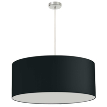 Dainolite DRM-L-797 - 1LT, 28" Diameter Pendant, JTones Black