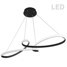 Dainolite NOL-4350LEDHP-MB - 50W Horizontal Pendant, MB w/WH Silicone Diff