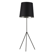 Dainolite OD3-F-697-MB - 3 Leg Tapered Drum Floor Lamp, Matte Black