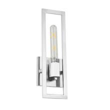 Dainolite WTS-141W-PC - 1 Light Incandescent Wall Sconce, Polished Chrome