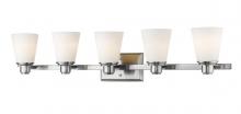  7001-5V-BN - 5 Light Vanity