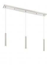 Z-Lite 917MP12-BN-LED-3LBN - 3 Light Linear Chandelier