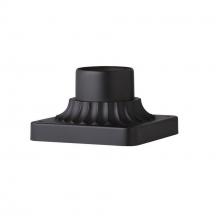 CWI Lighting 0412B - Granville 3.25&#34; Black Pier Mount Base