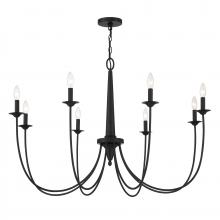 Savoy House Canada 1-1202-8-89 - Stonecrest 8-Light Chandelier in Matte Black