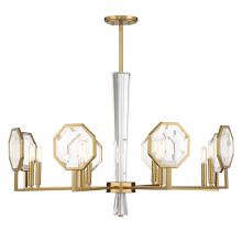 Savoy House Canada 1-2218-8-322 - Leighton 8-Light Chandelier in Warm Brass