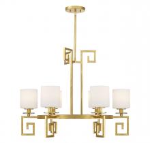 Savoy House Canada 1-2304-6-260 - Quatrain 6-Light Chandelier in True Gold