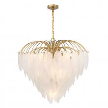 Savoy House Canada 1-3504-9-322 - Boa 9-Light Chandelier in Warm Brass by Breegan Jane