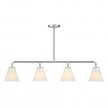 Savoy House Canada 1-4014-4-SN - Blair 4-Light Linear Chandelier in Satin Nickel