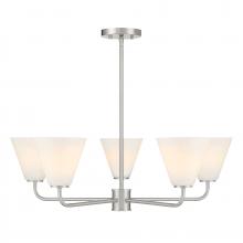 Savoy House Canada 1-4015-5-SN - Blair 5-Light Chandelier in Satin Nickel