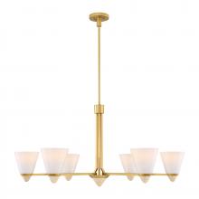 Savoy House Canada 1-7266-6-322 - Kohlman 6-Light Chandelier in Warm Brass