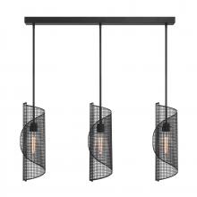 Savoy House Canada 1-8031-3-89 - Hillbourne 3-Light Linear Chandelier in Matte Black