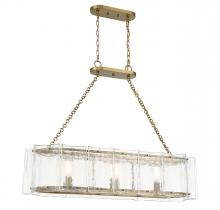 Savoy House Canada 1-8203-3-322 - Genry 3-Light Linear Chandelier in Warm Brass