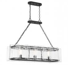 Savoy House Canada 1-8203-3-89 - Genry 3-Light Linear Chandelier in Matte Black