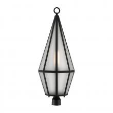 Savoy House Canada 5-707-BK - Peninsula 1-Light Outdoor Post Lantern in Matte Black