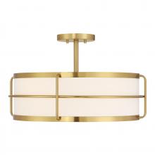 Savoy House Canada 6-4193-4-322 - Chauncey 4-Light Ceiling Light in Warm Brass