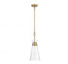 Savoy House Canada 7-1831-1-322 - Lakewood 1-Light Pendant in Warm Brass