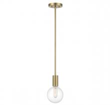 Savoy House Canada 7-3075-1-322 - Wright 1-Light Mini-Pendant in Warm Brass