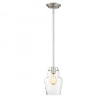 Savoy House Canada 7-4134-1-SN - Vintage 1-Light Mini-Pendant in Satin Nickel