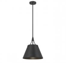 Savoy House Canada 7-4499-1-89 - Willis 1-Light Pendant in Matte Black