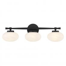 Savoy House Canada 8-1050-3-BK - Barrow 3-Light Bathroom Vanity Light in Matte Black