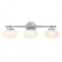 Savoy House Canada 8-1050-3-SN - Barrow 3-Light Bathroom Vanity Light in Satin Nickel