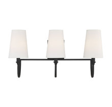 Savoy House Canada 8-2542-3-89 - Cameron 3-Light Bathroom Vanity Light in 
Matte Black