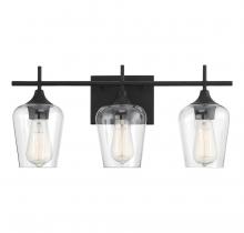 Savoy House Canada 8-4030-3-BK - Octave 3-Light Bathroom Vanity Light in Black