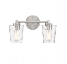 Savoy House Canada 8-5606-2-SN - Ballas 2-Light Bathroom Vanity Light in Satin Nickel