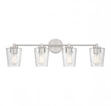 Savoy House Canada 8-5606-4-SN - Ballas 4-Light Bathroom Vanity Light in Satin Nickel