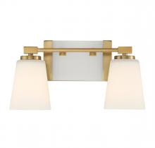 Savoy House Canada 8-6901-2-322 - Darby 2-Light Bathroom Vanity Light in Warm Brass