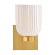 Savoy House Canada 9-3172-1-322 - Isla Blanca 1-Light Wall Sconce in Warm Brass by Breegan Jane