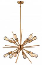 Vaxcel International P0228 - Estelle 27.5-in Pendant Natural Brass