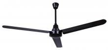 Canarm CP60DW10N - Industrial DC Fan, CP60DW10N, 60&#34; Fan, BK Color, Downrod Mount, HIGH PERFORMANCE WEATHERPROOF