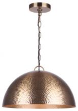 Canarm IPL735B01GD - MAGNOLIA, IPL735B01GD, 1 Lt Chain Pendant, 60W Type A, 15.75&#34; W x 9.125&#34; H