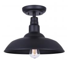  IOL695BK - Valec 1 Light Outdoor Flush Mount Light