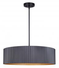 Canarm ICH1119A03BK22 - Rexton 3 Light Matte Black Modern Chandelier for Dining Rooms and Living Rooms