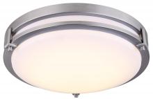 Canarm LFM112A19BN - Gilda LED Integrated Flush Mount Light, Brushed Nickel Finish