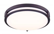 Canarm LFM112A16ORB - Gilda, 16&#34; LED Flush Mount, Acrylic, 29W LED (Integrated), Dimmable, 1800 Lumens, 3000K