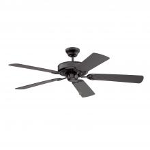 Kendal AC6852-BLK - Builder&#39;s Choice 52 in. Black Ceiling Fan