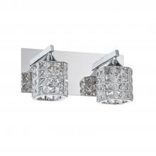 Kendal VF7200-2L-CH - 2 LIGHT VANITY - SQUARE SHADES