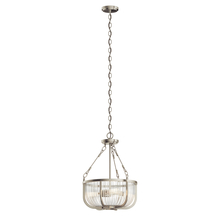 Kichler 42389NI - Roux™ 22.25&#34; 3 Light Pendant Brushed Nickel