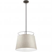 Kichler 52265OZ - Marika 20&#34; 3 Light Pendant in Olde Bronze