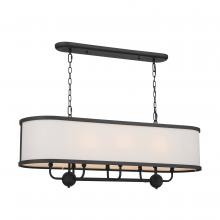 Kichler 52467BKT - Linear Chandelier 8Lt