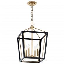 Kichler 52619CPZBK - Foyer Pendant 4Lt