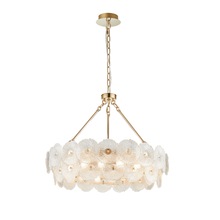 Artcraft AC11962BR - Bloom Collection 18-Light 31.5&#34; Chandelier Brass