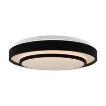 Artcraft AC7401BK - Aziza Collection 1-Light 15&#34; Flush Mount Black